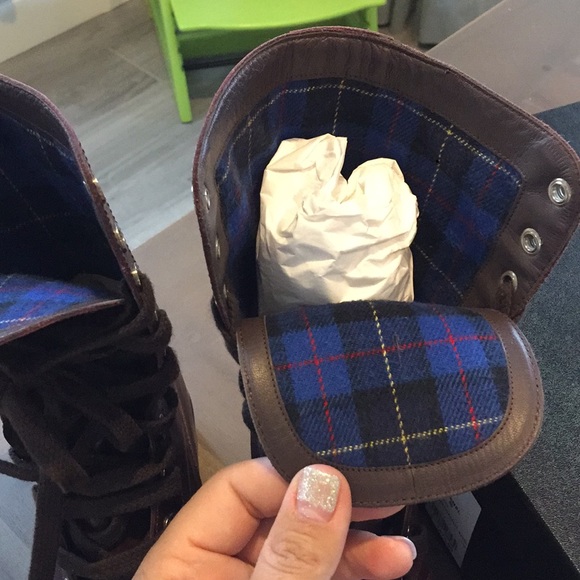 CHANEL Flannel Fold Combat Boots - Picture 3 of 6